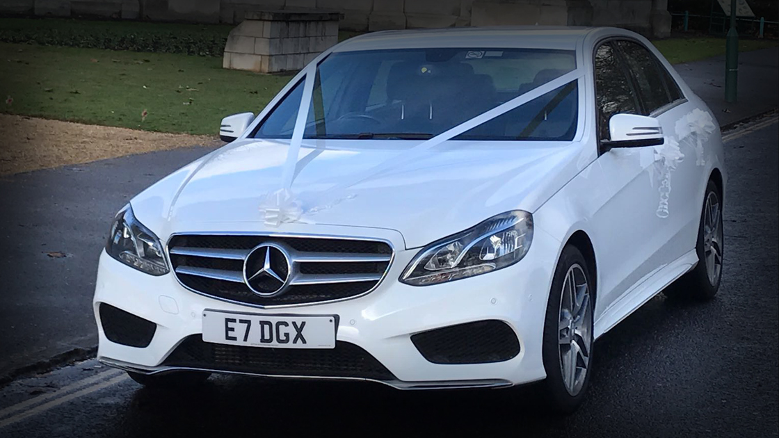 Executive White E Class - Front - Up To 4 Passengers