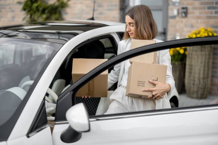 Same-day parcel delivery by DG Cars