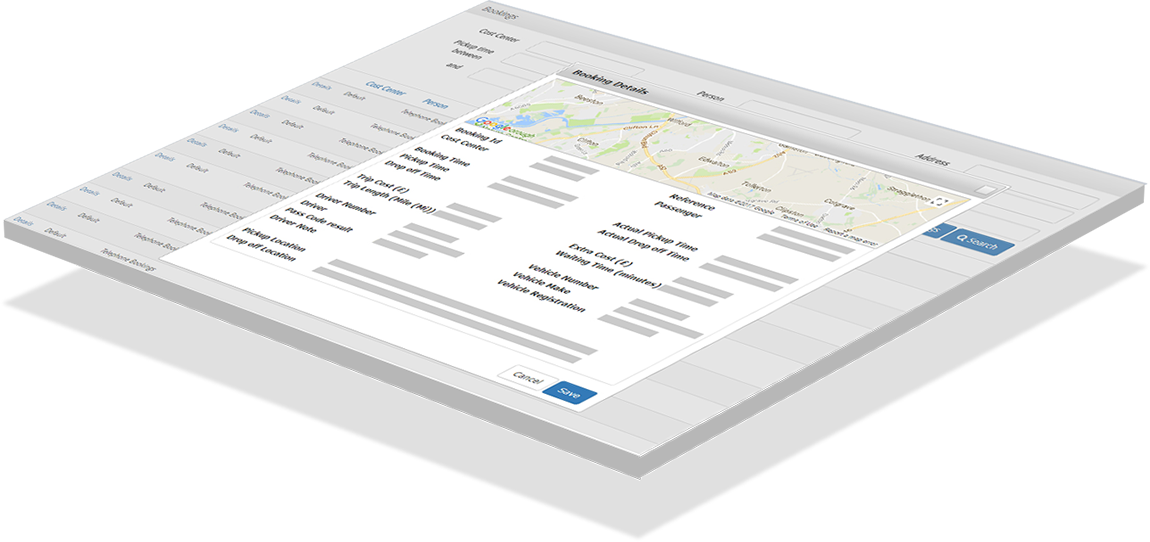 DG Cars business management console dashboard