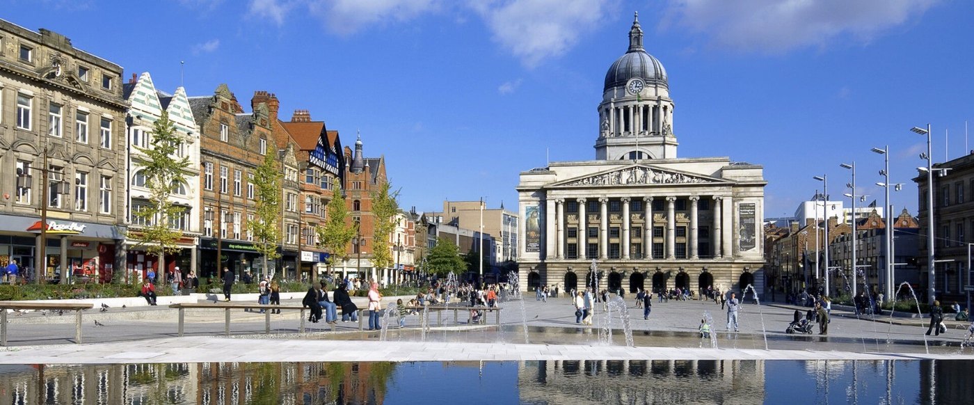 Nottingham city backdrop for DG Cars business travel